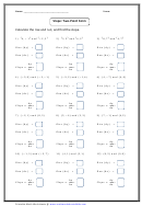 Slope Two Point Form Printable pdf