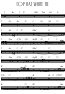 Top Hat White Tie Sheet Music Printable pdf