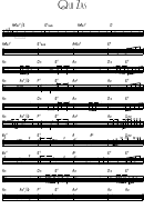 Qui Zas Sheet Music