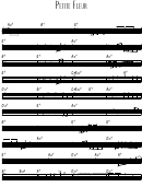 Petite Fleur Sheet Music