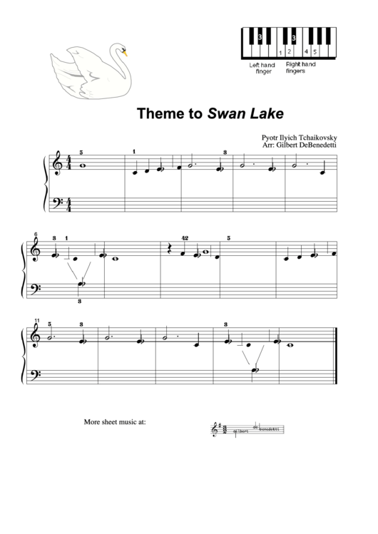 Theme To Swan Lake Printable pdf