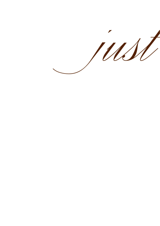 Just Married Sign Printable pdf