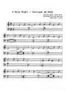 Fillable O Holy Night / Cantique De Noel Piano Sheet Music Printable pdf