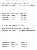 Psalms Reading Schedule For Book Iii