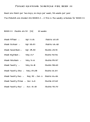 Psalms Reading Schedule For Book Ii