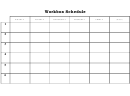 Workbox Schedule Grid