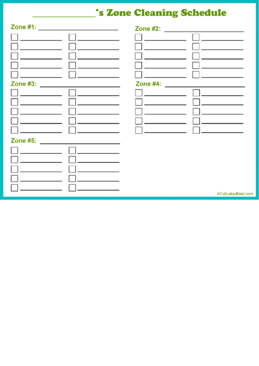 54 Cleaning Schedule Templates free to download in PDF