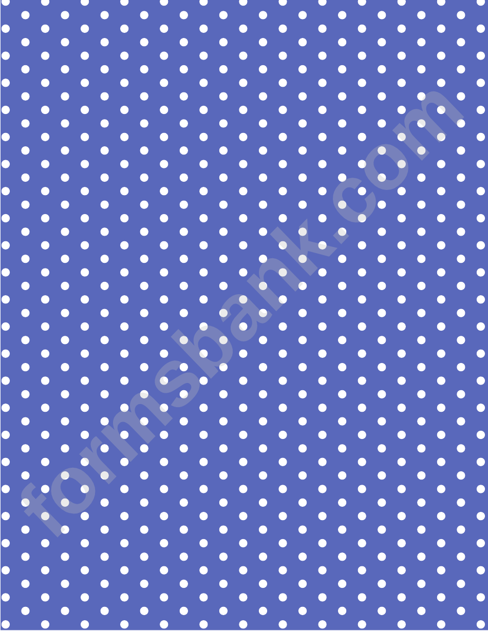 Blue Patterned Paper Template