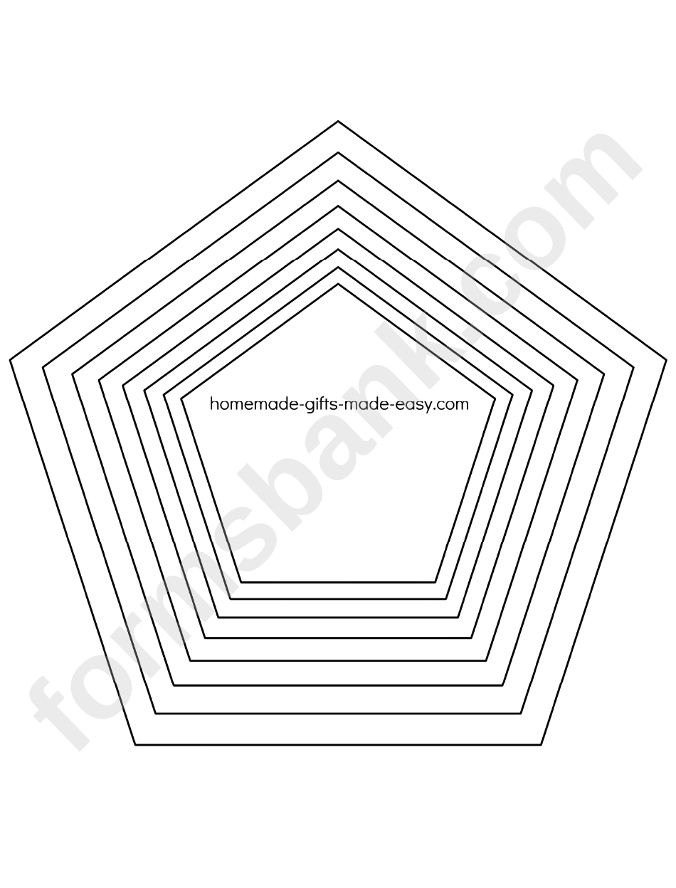 Pentagon Template Printable Pdf Download