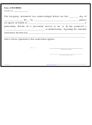 Form Fl-2065-ack - Notary Form