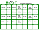 Body Beast Lean Schedule Month 2