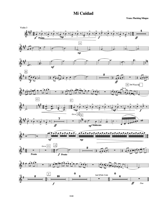 Mi Cuidad Violin 3 Printable pdf