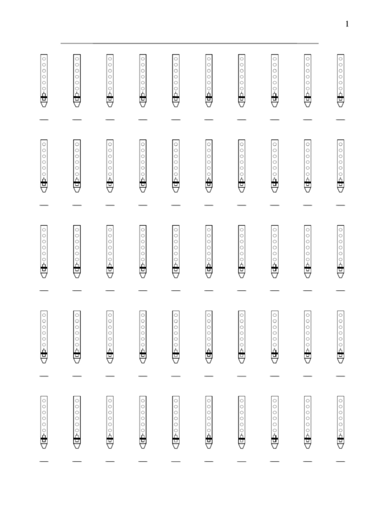 Blank Flute Tab Sheets Printable pdf