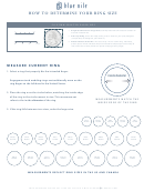 Blue Nile Ring How To Determine Your Ring Size Printable pdf