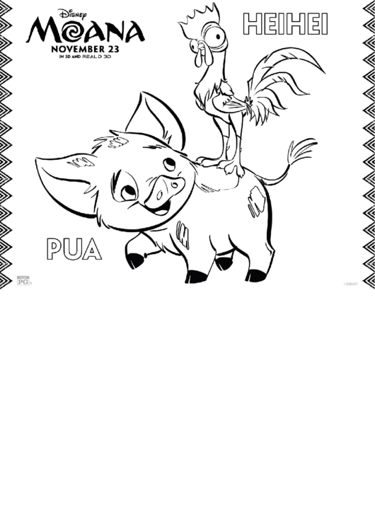 Moana Kids Activity Sheets And Coloring Pages Printable pdf