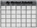 Workout Schedule
