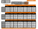 P90x3 Workout Schedule Template - Classic Calendar