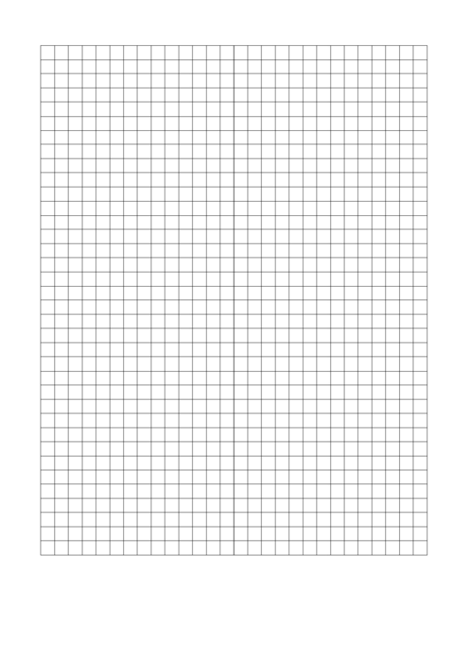 1/4 Inch Graph Paper Printable pdf