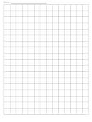 1/2 Inch Graph Paper With Name Template