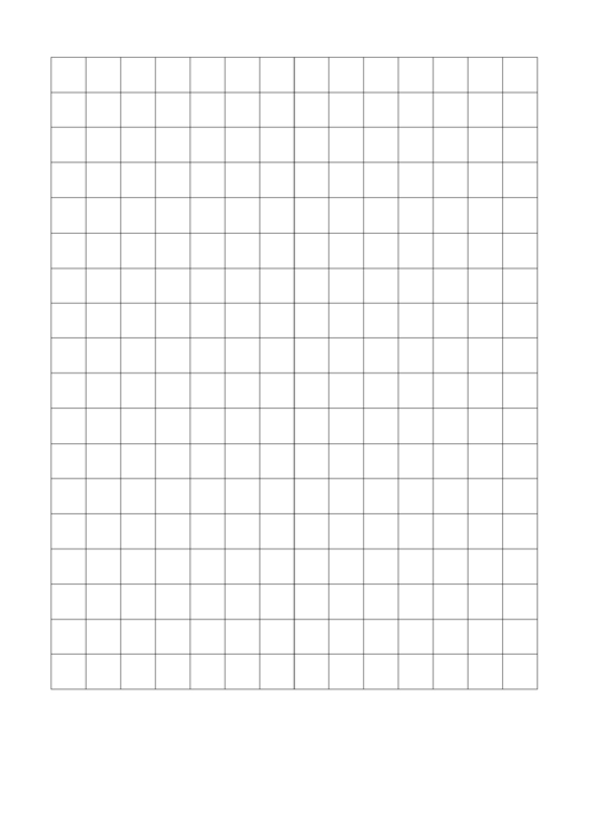 1/2 Inch Graph Paper