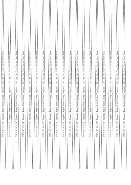 Free Printable Paper Bead Template DocTemplates