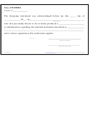 Form Fl-2085-ack - Notary Form