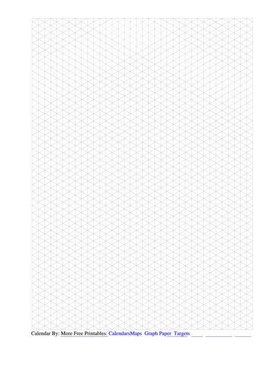 Isometric Grid Paper Printable pdf