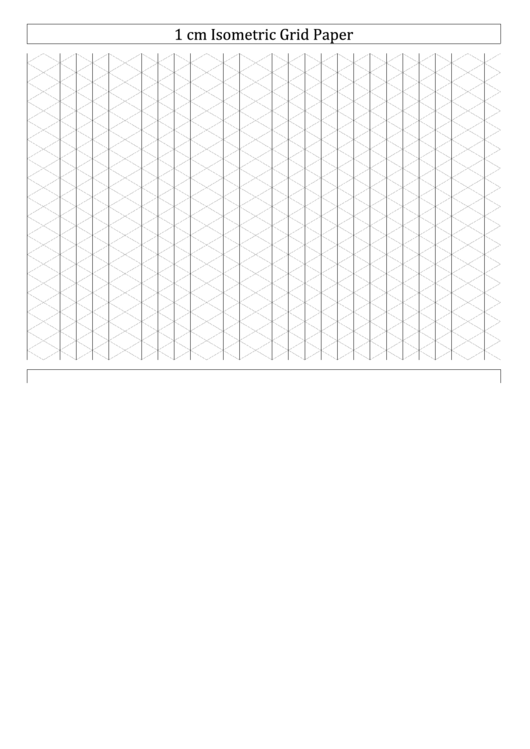 1 Cm Isometric Grid Paper Printable pdf