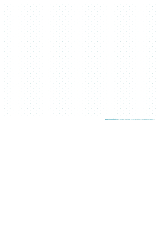 Isometric Dot Paper Printable pdf