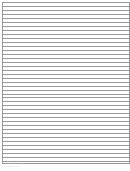 Lined Paper Template