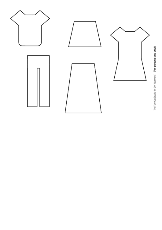 Paper Doll With Patterns Printable pdf