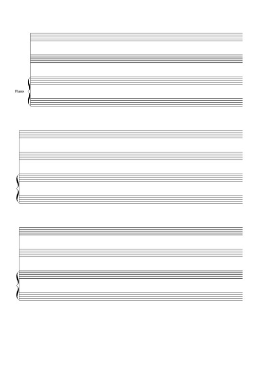 Manuscript Paper printable pdf download