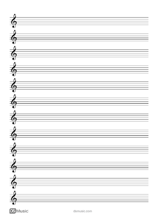 Manuscript Paper Printable Pdf Download 1317