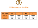 Ccc Underwear Size Chart
