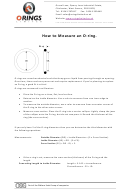 O-ring Measuring Guide