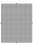 Full Page Blank Coordinate Grid Paper With Axis