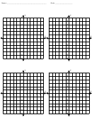 Blank Numbered Coordinate Grid Templates