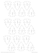 Paper Christmas Tree Template