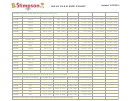 Stimpson Hole Plug Size Chart