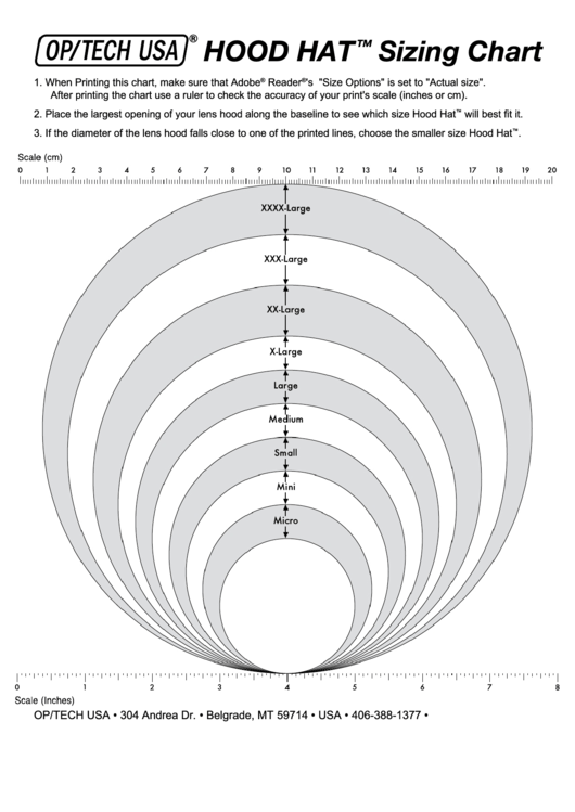 Op/tech Usa Hood Hat Sizing Chart Printable pdf