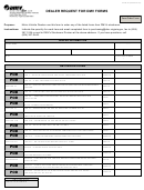 Form Dsd 36 - Dealer Request For Dmv Forms