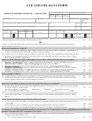 Form Dmv 06-105 - Clp And Cdl Data Form