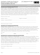 Fillable Form Wh-380-E - Certification Of Health Care Provider For Employee