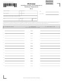 80-491 Form Additional Dependents Mississippi Individual Income Tax Statement - 2016