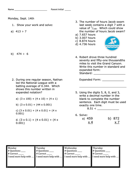 Mixed Review Worksheet Printable pdf
