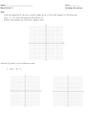 Graphing Derivatives