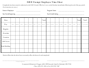 Emo Exempt Employee Time Sheet
