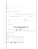 Request For Summary Disposition Of Decree Of Divorce