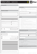 Fillable Presort Letters Application Form - Australia Post Printable pdf