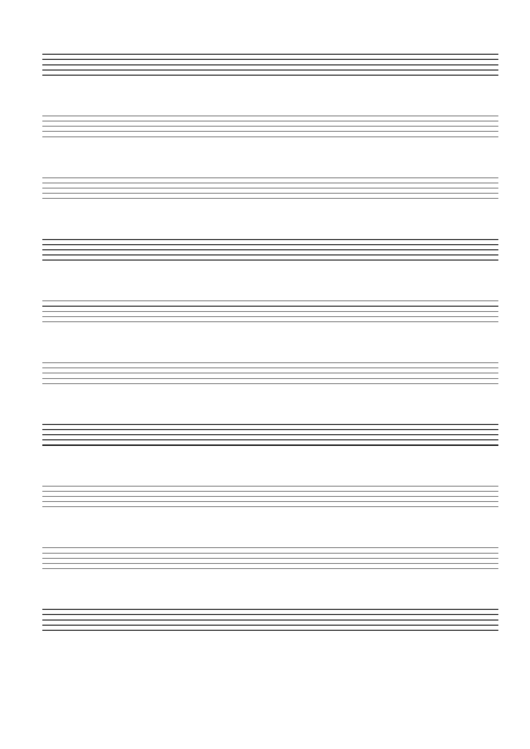 10 Stave Blank Sheet Music Printable pdf